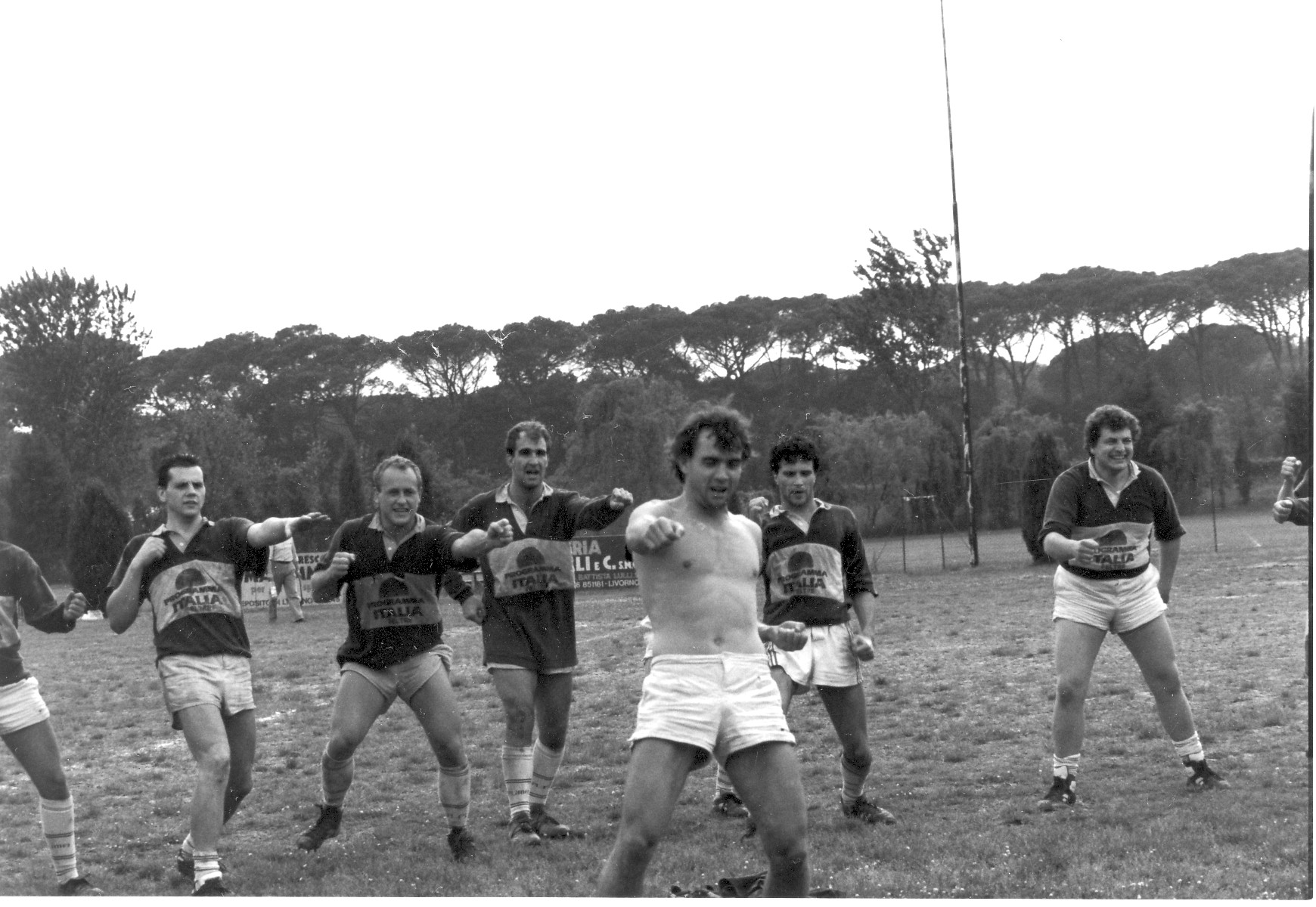 1988 Livorno la danza Maori con Frew